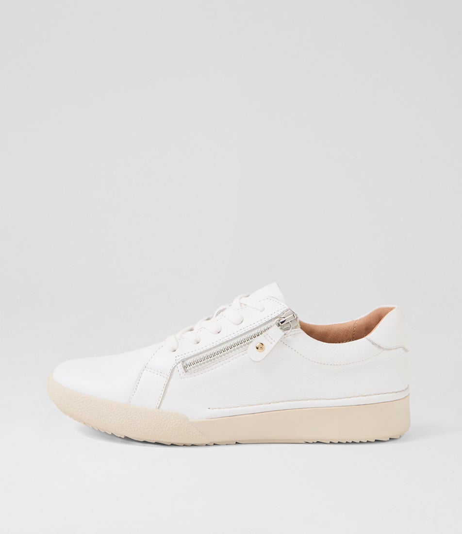 Yannas Off White Leather Sneakers Yannas Off White Leather Sneakers