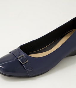 ROSALAIE SU NAVY PATENT LEATHER