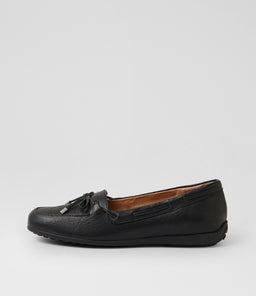 Fabias Black Leather Flat Shoes Fabias Black Leather Flat Shoes