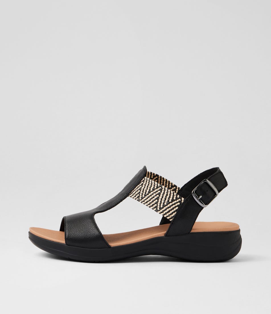 Mailie Black Multi Sandals