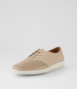 BARTY SU ALMOND WHITE SOLE LEATHER