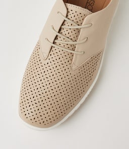 BARTY SU ALMOND WHITE SOLE LEATHER