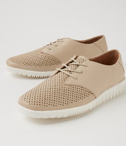BARTY SU ALMOND WHITE SOLE LEATHER