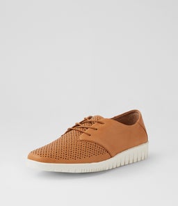 BARTY SU DK TAN WHITE SOLE LEATHER