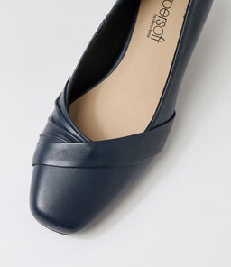 SAVERS SU NAVY LEATHER
