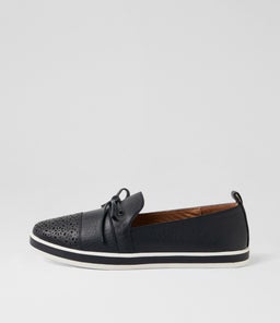 ALEESKA SU NAVY LEATHER