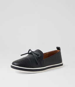 ALEESKA SU NAVY LEATHER