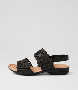 Beckhams Black Leather Sandals Beckhams Black Leather Sandals