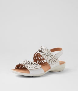 BECKHAMS SU WHITE WHITE SOLE LEATHER