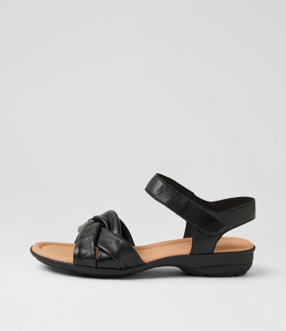 Blakaly Black Leather Sandals Blakaly Black Leather Sandals