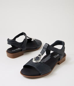 CARIES SU NAVY LEATHER