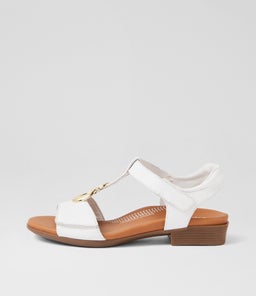 CARIES SU WHITE LEATHER