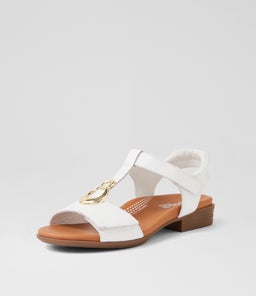 CARIES SU WHITE LEATHER