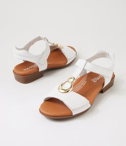 CARIES SU WHITE LEATHER