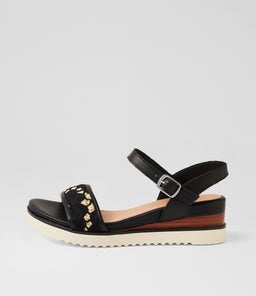 Sanpedro Black Multi Sandals Sanpedro Black Multi Sandals