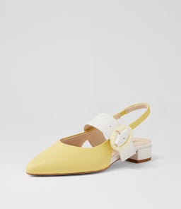 WRENNIE D SU LEMON WHITE LEATHER
