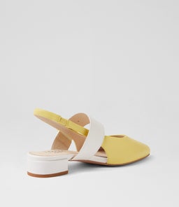 WRENNIE D SU LEMON WHITE LEATHER