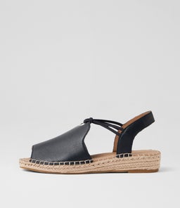 Kitti Navy Leather Sandals Kitti Navy Leather Sandals