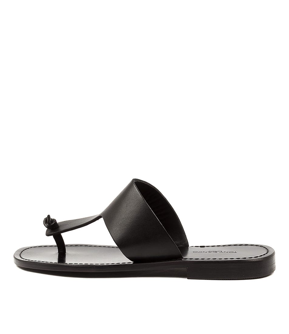 Buy Tony Bianco Aristia Tb Black Flat Sandals online with free shipping