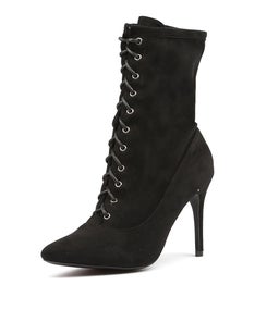 PICKENS BLACK MICROSUEDE