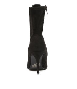 PICKENS BLACK MICROSUEDE