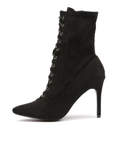 PICKENS BLACK MICROSUEDE