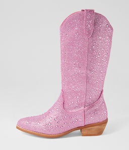 MAJESTY TH PINK SPARKLE MICROSUEDE