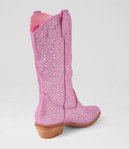 MAJESTY TH PINK SPARKLE MICROSUEDE