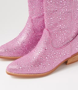 MAJESTY TH PINK SPARKLE MICROSUEDE