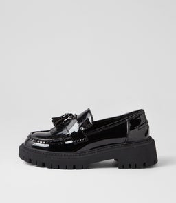 EXED TH BLACK PATENT PU
