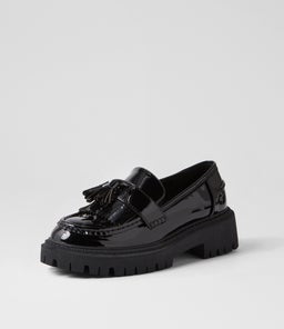 EXED TH BLACK PATENT PU