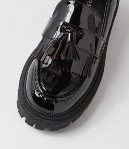 EXED TH BLACK PATENT PU