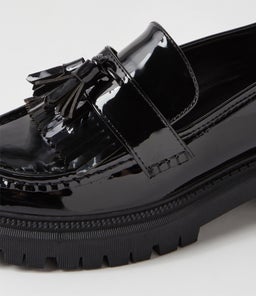 EXED TH BLACK PATENT PU