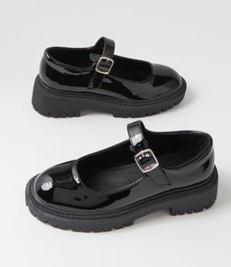 EXIT TH BLACK PATENT PU