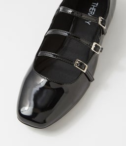 ODILE TH BLACK PATENT PU