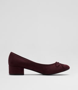 DIANA TH BORDEAUX MICROSUEDE