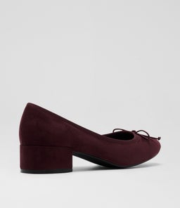 DIANA TH BORDEAUX MICROSUEDE