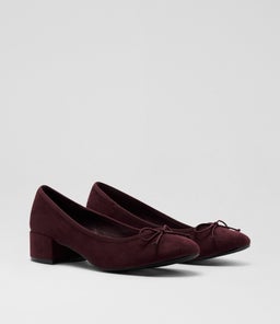 DIANA TH BORDEAUX MICROSUEDE