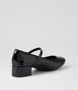 LIZ TH BLACK PATENT PU