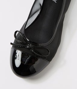 ALLY TH BLACK PATENT PU
