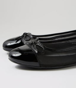ALLY TH BLACK PATENT PU