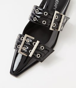 MATILDA TH BLACK PATENT PU