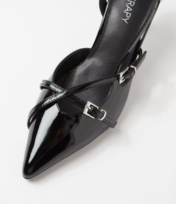 JUICY TH BLACK PATENT PU