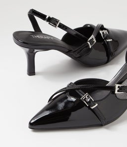 JUICY TH BLACK PATENT PU