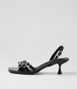 LUCKY TH BLACK PATENT PU