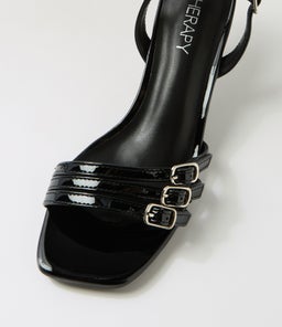 LUCKY TH BLACK PATENT PU