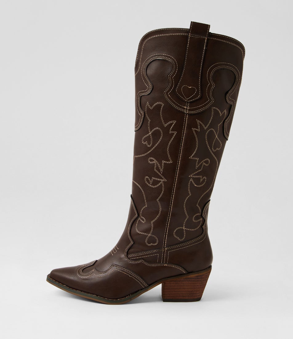 Malvin Chocolate Knee High Boots
