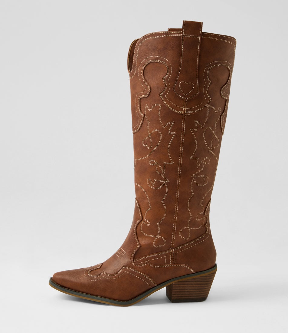 Malvin Vintage Tan Knee High Boots Malvin Vintage Tan Knee High Boots