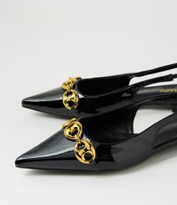 GUILTY TH BLACK PATENT PU