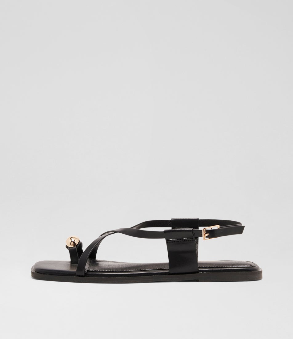 Gleam Black Sandals